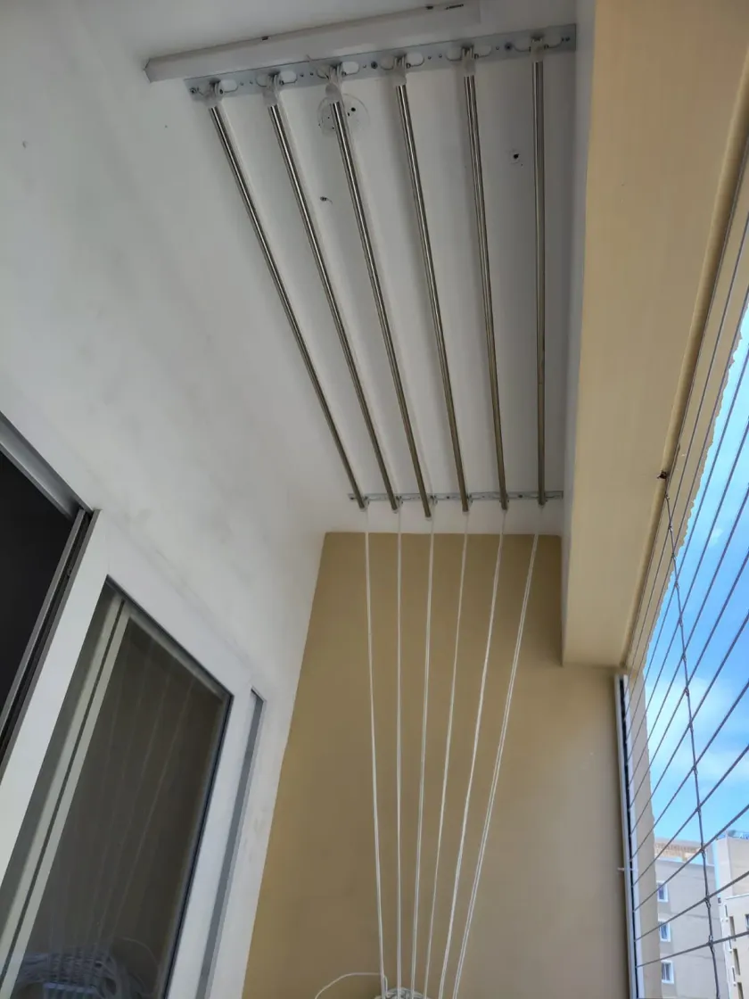 Ceiling Cloth Hangers installation by Perumal Safety Nets