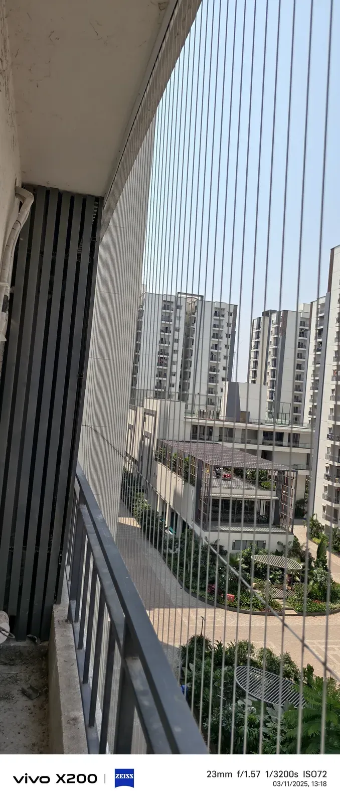 Invisible Grills installation by Perumal Safety Nets