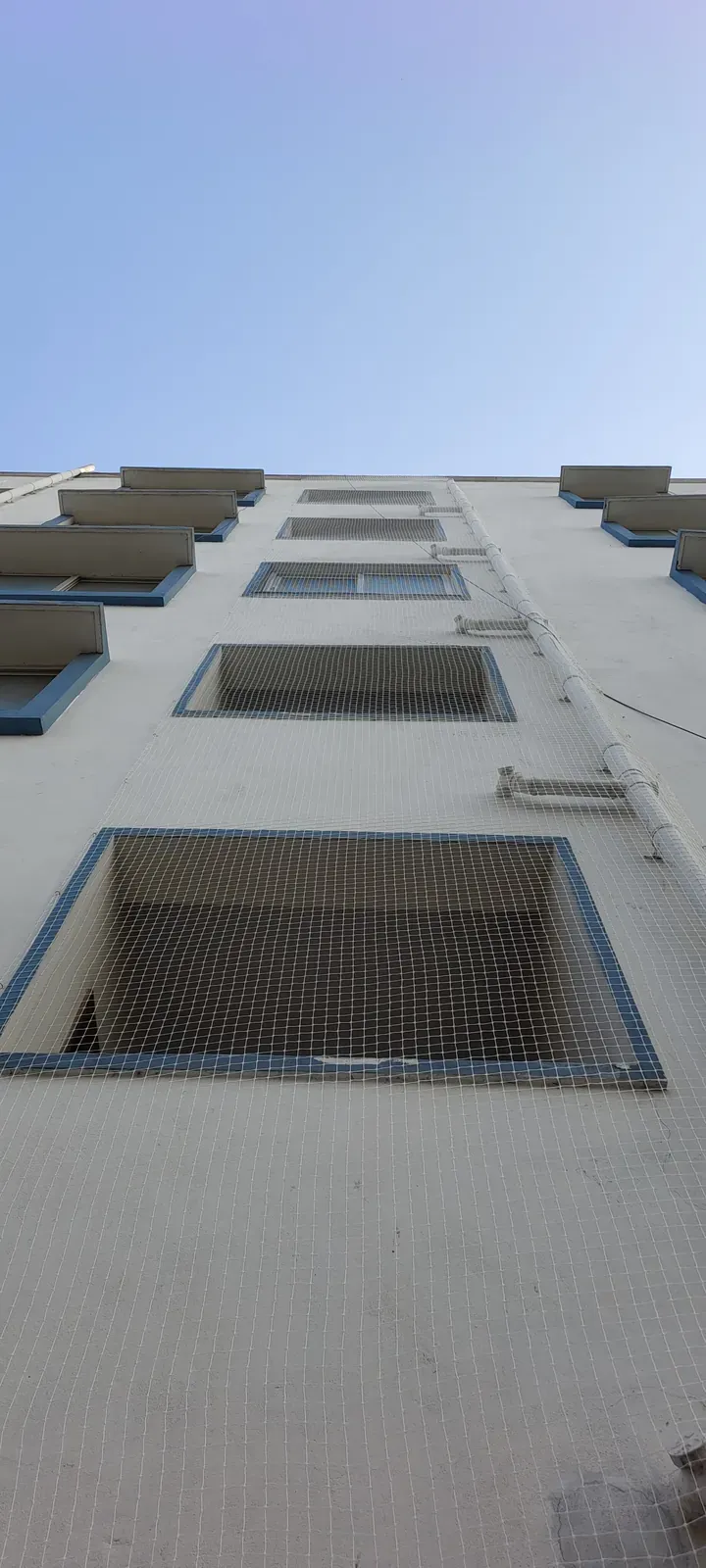 Pigeon Net for Duct Areas installation by Perumal Safety Nets