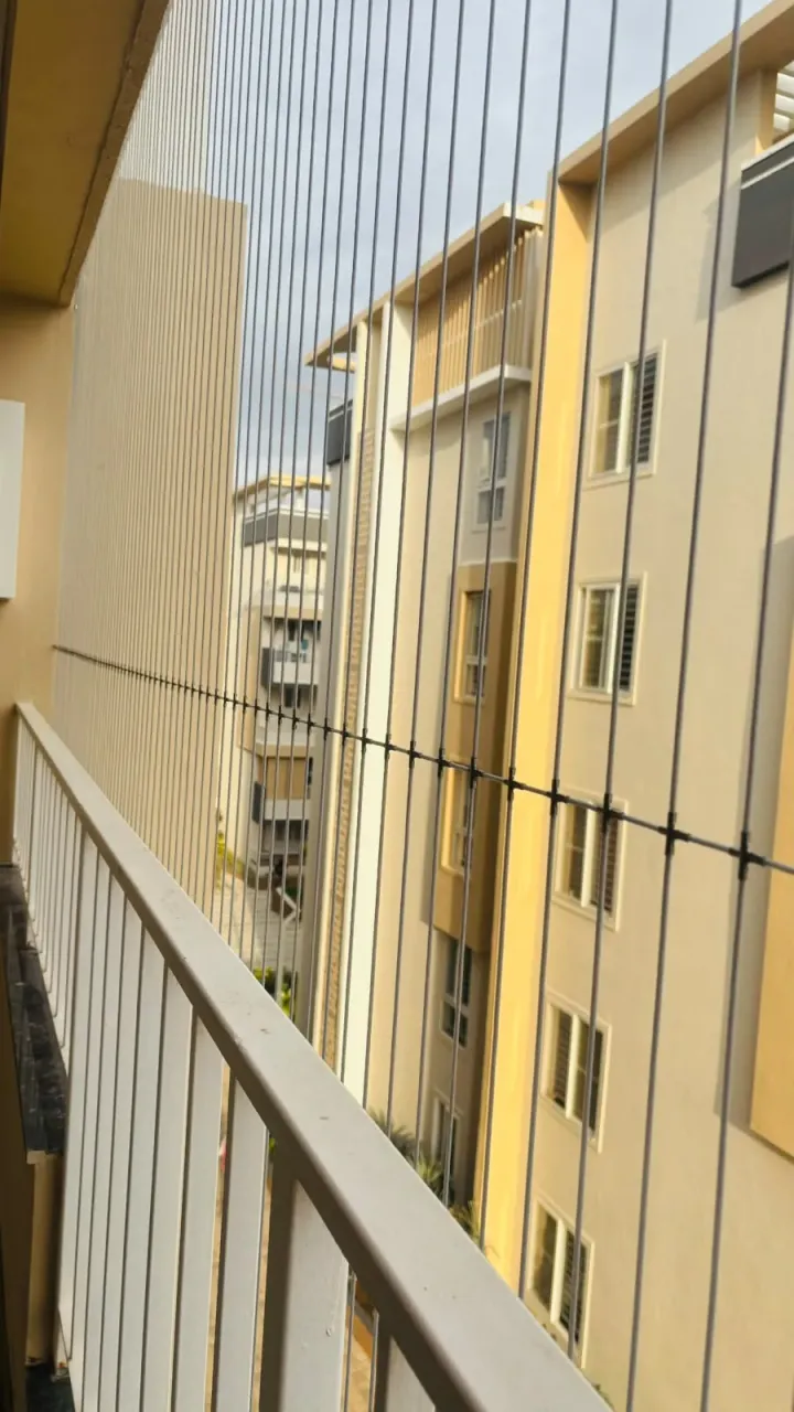 Invisible Grills installation by Perumal Safety Nets