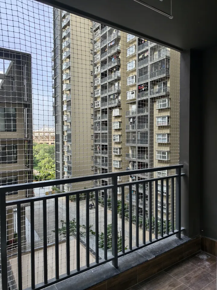 Balcony Safety Nets installation by Perumal Safety Nets