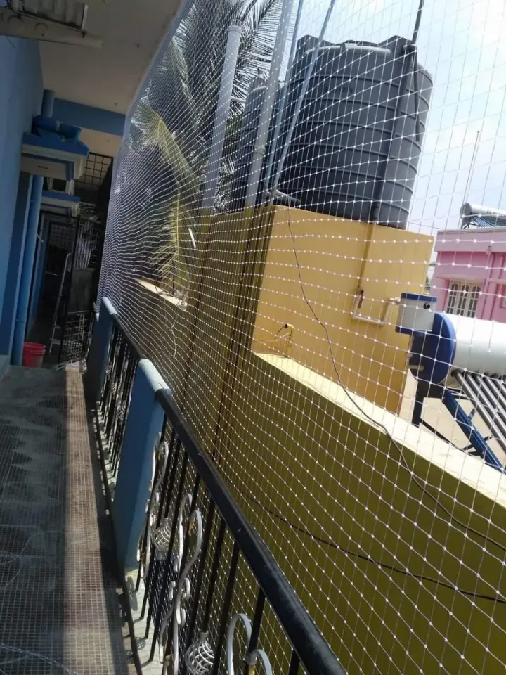 Bird Nets installation by Perumal Safety Nets