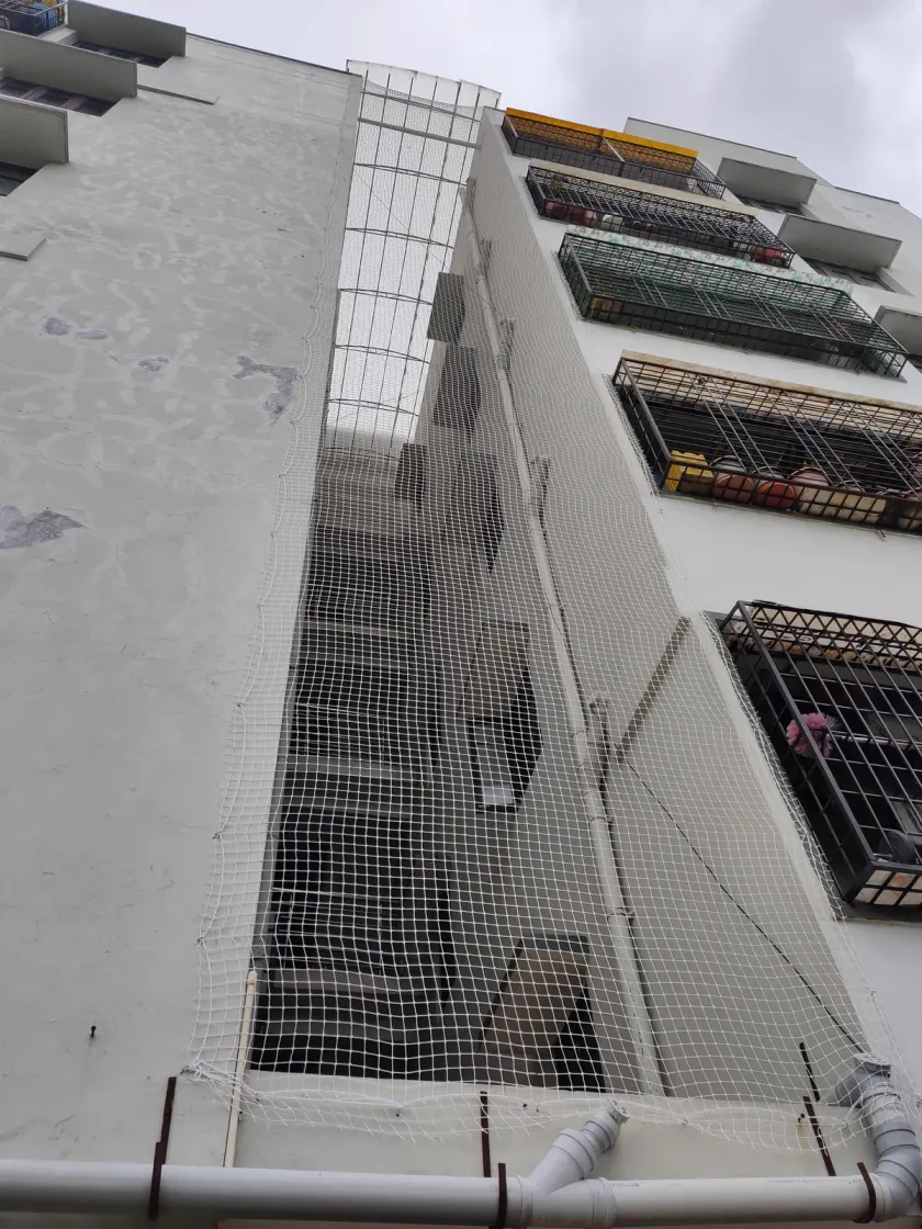 Bird Net for Duct Areas installation by Perumal Safety Nets