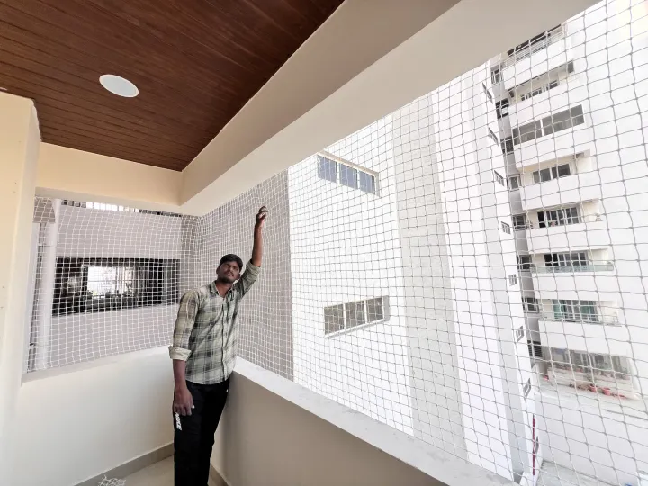Children Safety Nets installation by Perumal Safety Nets