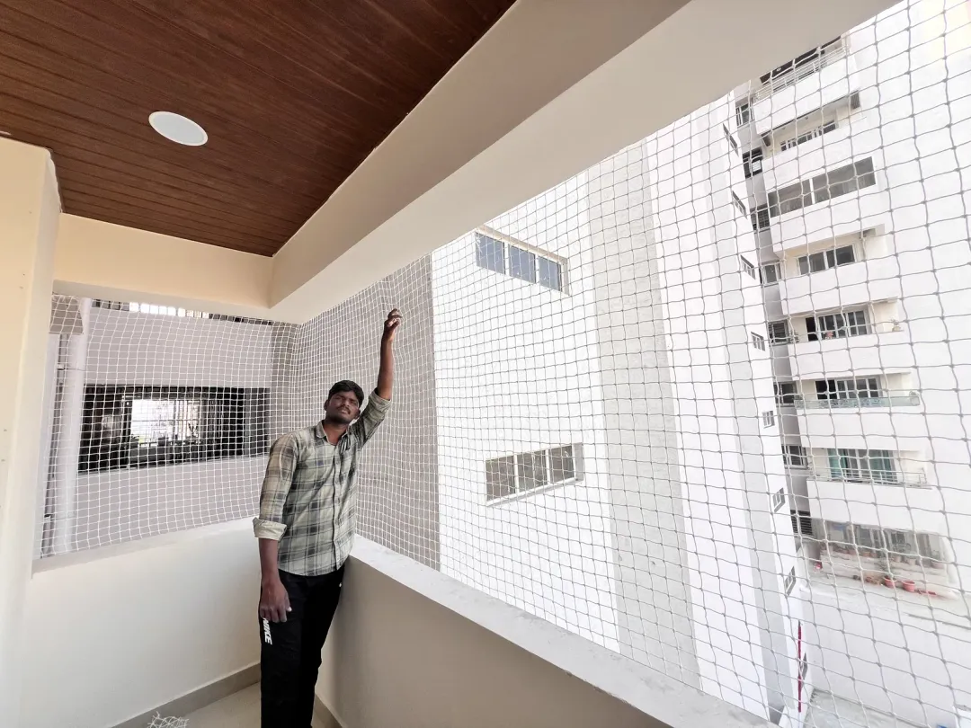 Children Safety Nets installation by Perumal Safety Nets