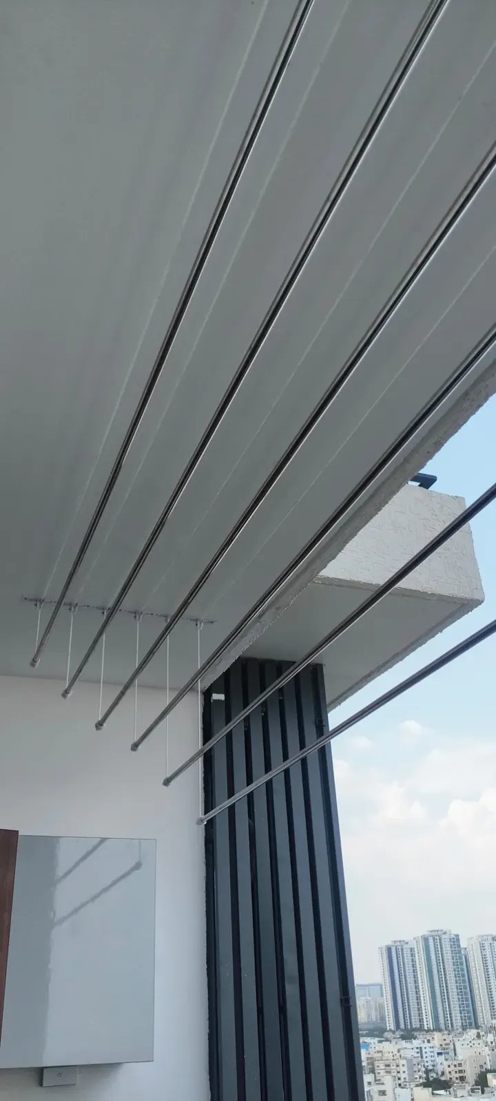 Cloth Hangers installation by Perumal Safety Nets