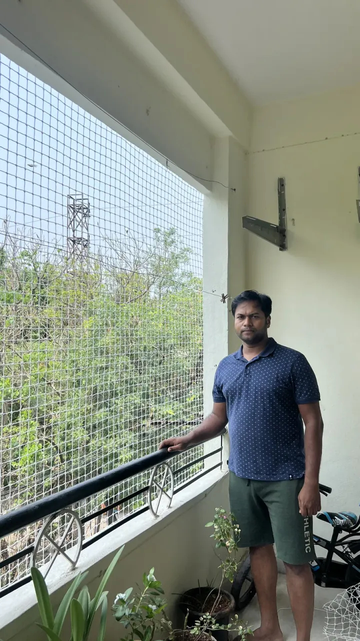Children Safety Nets installation by Perumal Safety Nets