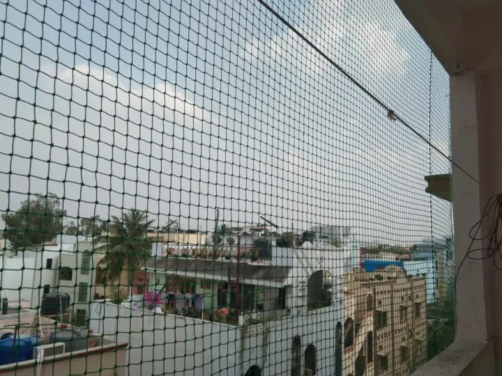 Pigeon Net for Balconies installation by Perumal Safety Nets