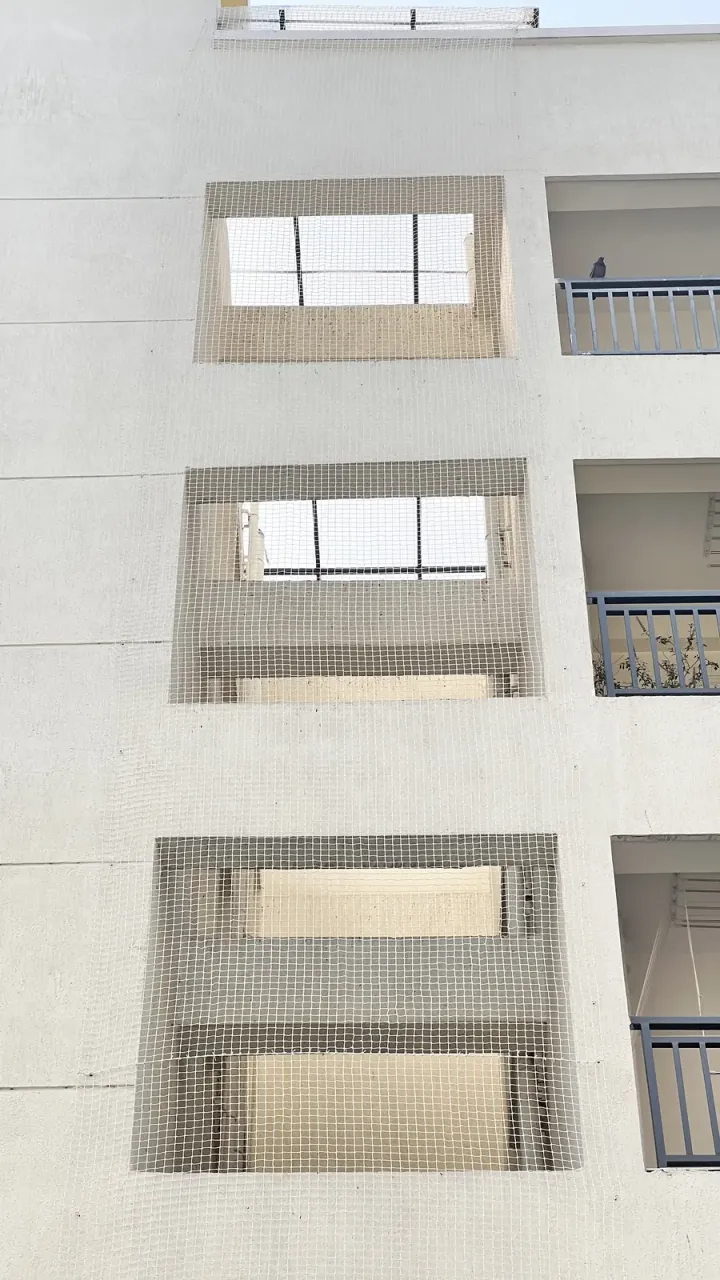 Bird Net for Duct Areas installation by Perumal Safety Nets