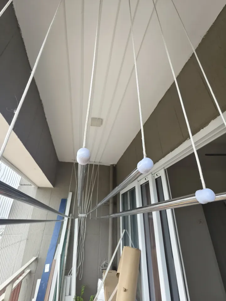 Cloth Hangers installation by Perumal Safety Nets