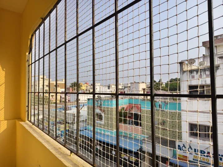 Bird Net for Balconies installation by Perumal Safety Nets