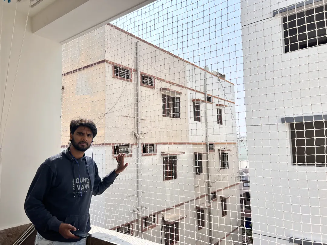 Children Safety Nets installation by Perumal Safety Nets