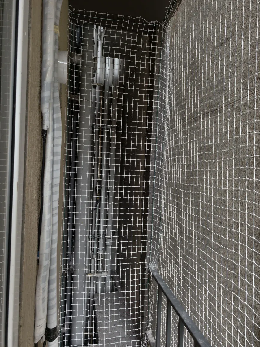 Balcony Safety Nets installation by Perumal Safety Nets