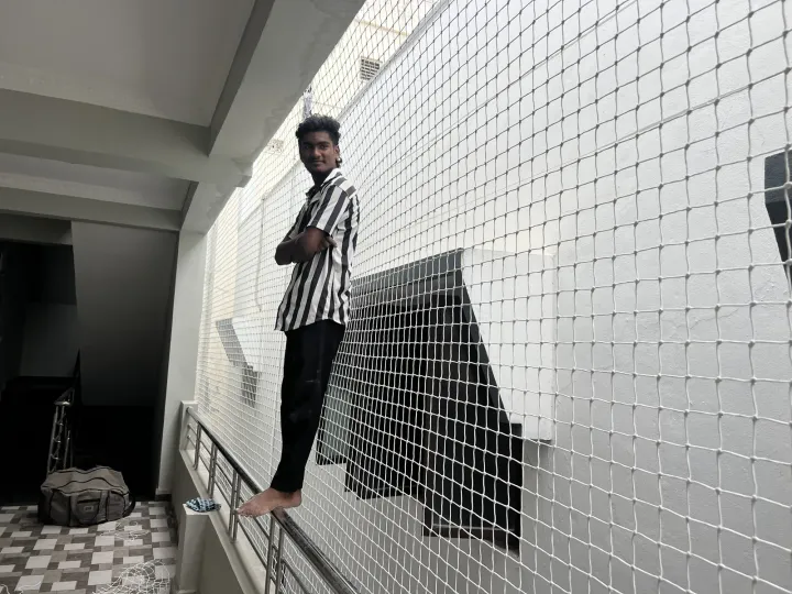 Children Safety Nets installation by Perumal Safety Nets