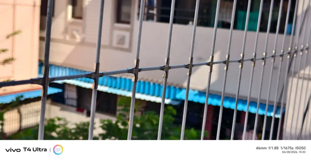 Balcony Invisible Grills installation by Perumal Safety Nets