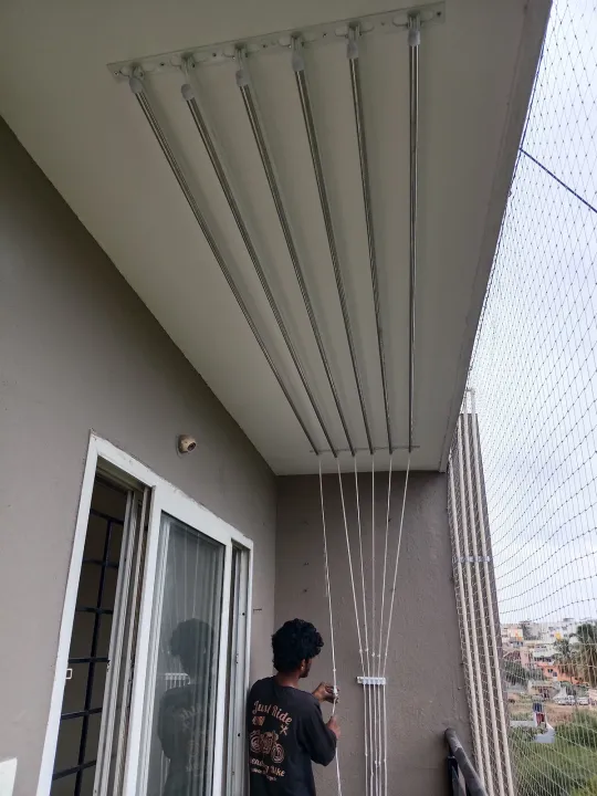 Ceiling Cloth Hangers by Perumal Safety Nets