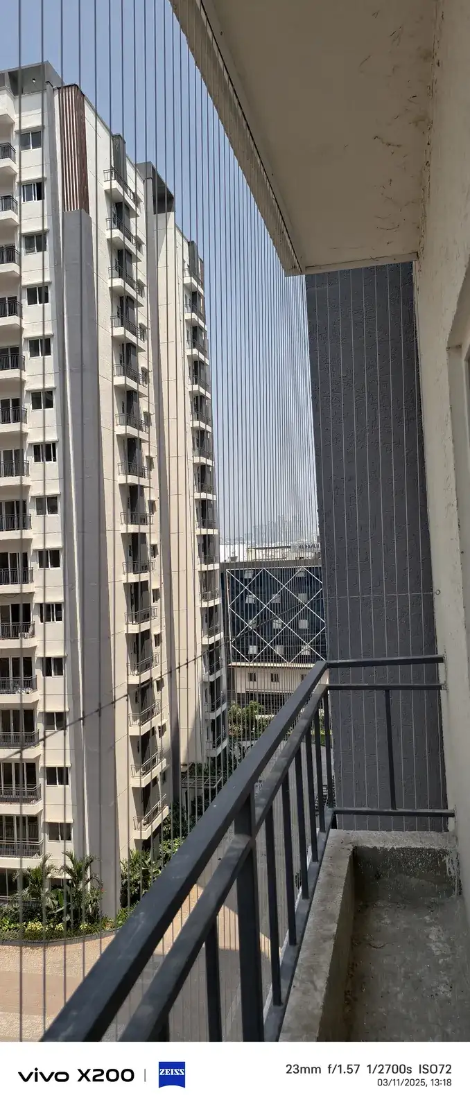 L-Shaped Invisible Grills installation by Perumal Safety Nets
