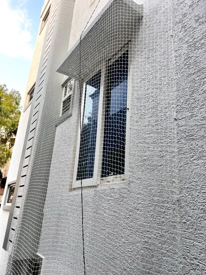 Duct Area Safety Nets installation by Perumal Safety Nets