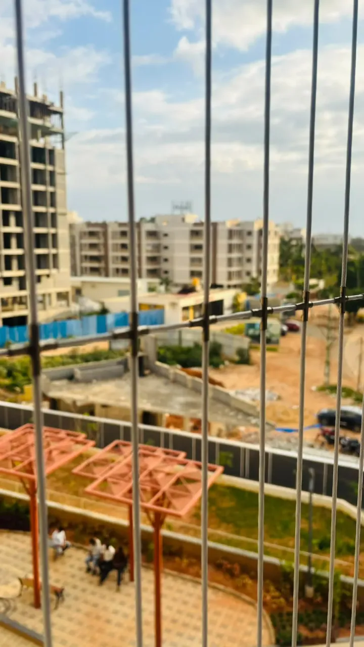 Vertical Invisible Grills installation by Perumal Safety Nets