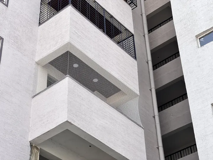 Bird Net for Buildings installation by Perumal Safety Nets