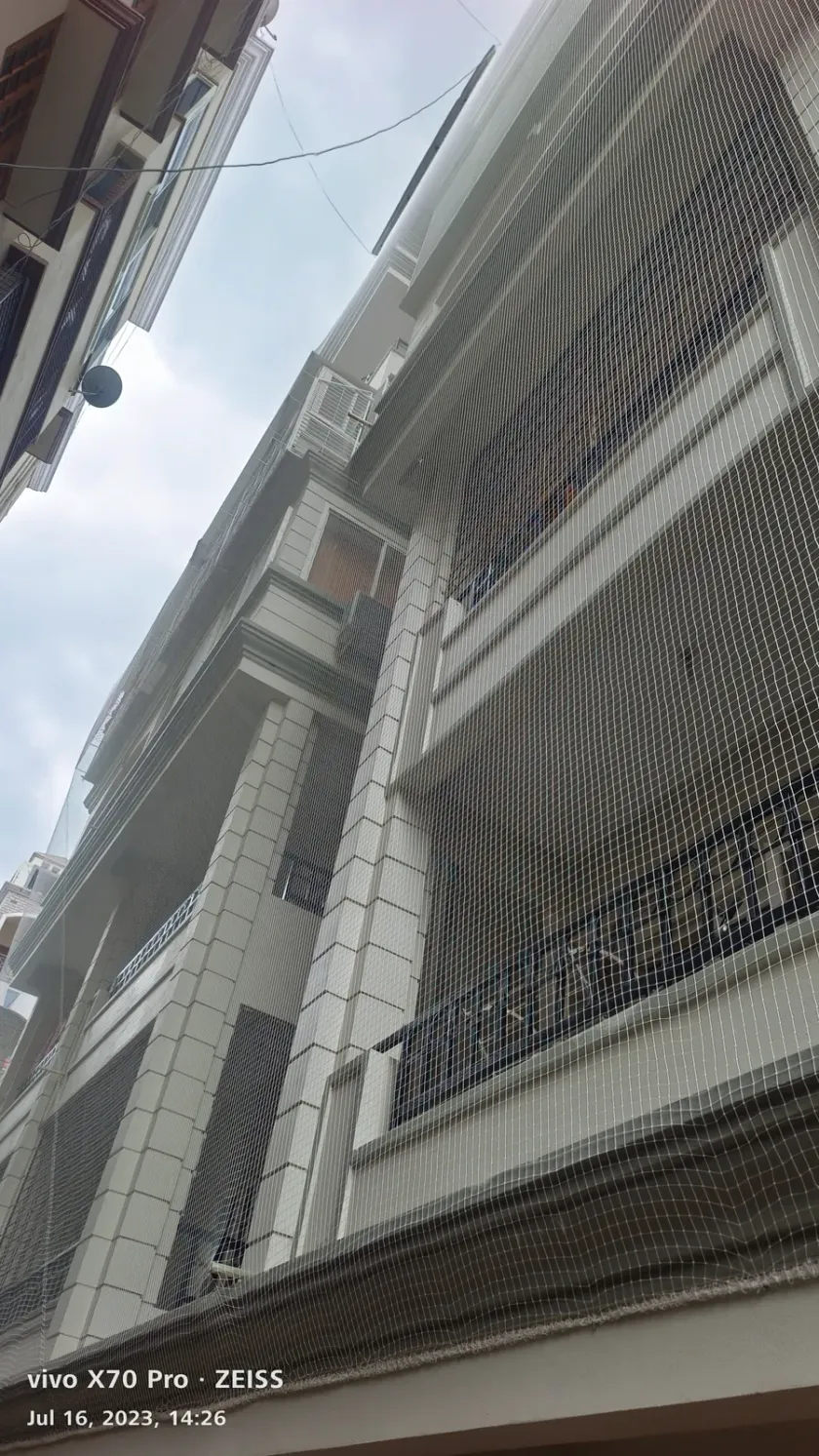 Bird Net for Buildings installation by Perumal Safety Nets
