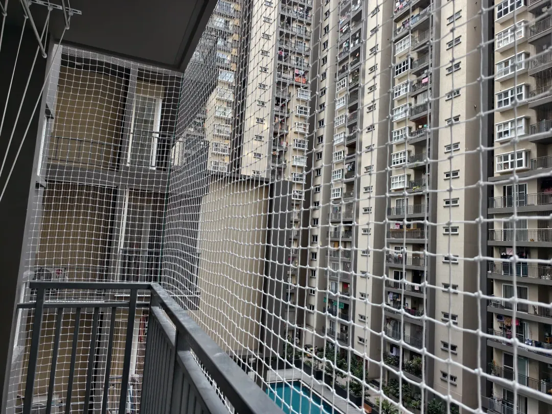 Balcony Safety Nets installation by Perumal Safety Nets
