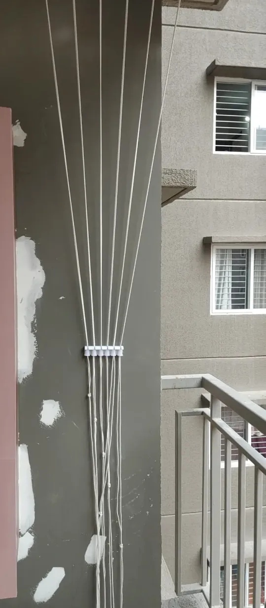 Wall Mounted Cloth Hangers by Perumal Safety Nets
