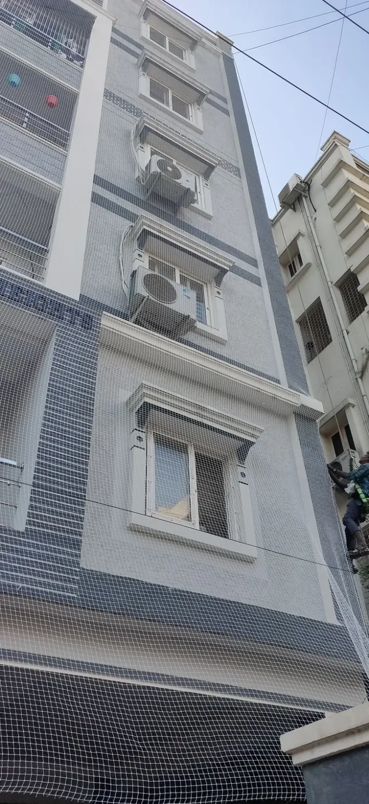 Bird Nets installation by Perumal Safety Nets