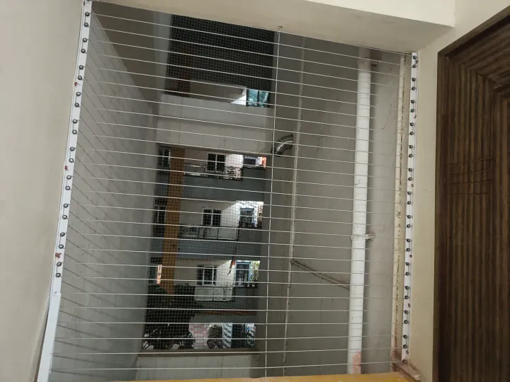 Horizontal Invisible Grills installation by Perumal Safety Nets